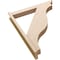 Ekena Millwork 5 1/2-in W x 34-in D x 42-in H Funston Trad Rough Cedar Woodgrain TimberThane Outlooker, Primed Tan OUTUR055X34X42FST04RCPR - alternate 4